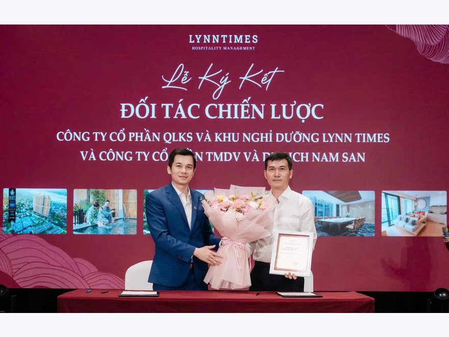 Lễ ký kết đối tác chiến lược giữa Lynn Times và Namsan Travel